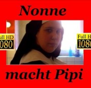 NotgeileClarissa - Nonne macht Pipi  *Full HD 1080*