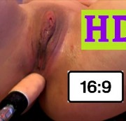 Ottomane20 - Userwunsch - Nahaufnahmen beim Maschinenfick in Votze und Arsch