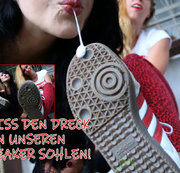 PalinaAddicted – DOPPELTE DOMINANZ – FRISS DEN DRECK VON UNSEREN SNEAKER SOHLEN