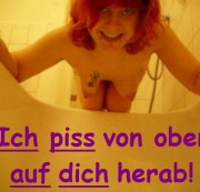 PiercingKitty - Ich piss von oben auf dich!