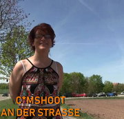Popp-Sylvie – Cumshoot an der Strasse