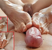Pria_Hotlegs – Footjob-Userdate – sanfte Schwanzmassage