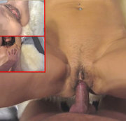Pria_Hotlegs - Fick mit voller Blase auf Schaffell - Nahaufnahme POV