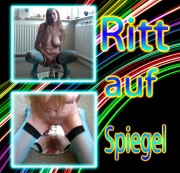 PrincessofSquirting - Ritt auf Spiegel