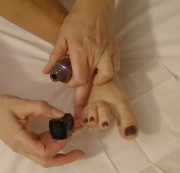 Pussycat38 - Fussnägel lackiert und .....