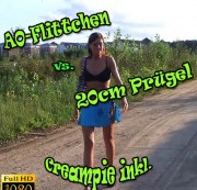 Ramona_Deluxe - AO-Flittchen vs. 20 cm Prügel - Creampie inkl.