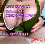RedPillGirl - BIG OILED TITS MAKING SENSITIVE TITJOB