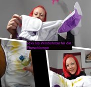 Red_Electra – die Eheschlampe bekommt eine sexy Windelhose