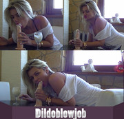 ReifeJulia – Dildoblowjob