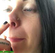 RussianBeauty – Blowing shisha smoke from itching nose and scratching it all the time