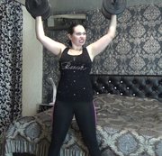 RussianBeauty – Beating My Last Weight lifting challenge! More than 50 times per exercise