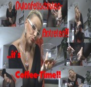 Sachsen-Lady – Nylonfetischisten-Antreten! it`s-COFFEE-TIME..