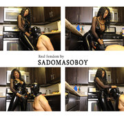 SadoMasoBoy - Deepthroat Fick mit dem kaffebraunen Strap-on