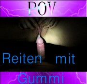 Sandy4Love - POV-mit Gummi gefickt