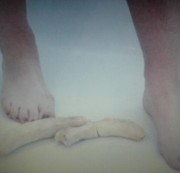 Sara-Sweet - 2 Bananen - mit Füssen vermanscht Trampling