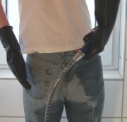 Sara-Sweet - WET - Nass + NS duschen,enge Levis,Gummistiefel