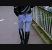 Sara-Sweet - Spermawalk Jeansarsch Hauptbahnhof