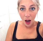 Sarah_Secret – QUICKE in der BÜROTOILETTE – DAS denkt wirklich KEINER von mir ^^