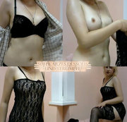 ScharfeJutte – Schwarzes Dessous und Strümpfe