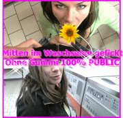 Selina-666 - MITTEN IM WASCHSALON GEFICKT! OHNE GUMMI 100% PUBLIC