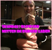 Selina-666 - !SKANDAL! BLOWJOB MITTEN IM BURGER LADEN