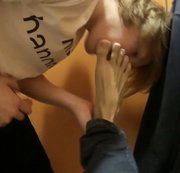 Sertiel - Footjob in shopping mall toilet