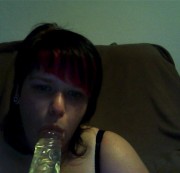 SexMolly - Großen Dildo blasen