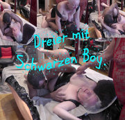 Sexgeiles-Bi-Paar - Dreier mit Schwarzen Boy.