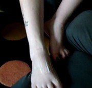 Sexy-Gothic - Geiles Füße eincremen