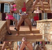 SexyAnita22 – Leg dich auf die Treppe und lass dich richtig geil vollpissen!