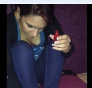 SexyHeartcore - red zehnägel füße frensh nails