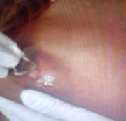 SexyLady-Nr.1 - Tittenmassage mit Gummihandschuhen und EISWÜRFEL