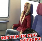Sexy_Amy - MITTEN IM ZUG GEFICKT!!! OHNE GUMMI!!!