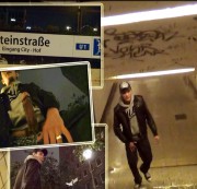 SkaterboysocksXL - Skaterboy am Bahnhof bespannt