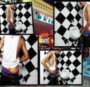 SkaterboysocksXL - Angetrunken beim Pissen in Gran Canaria