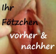 Spritzpflaume - Fötzchen vorher/nachher