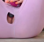 SquirtLadyPlay – Play with toy in ripped pants.
