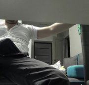 StrokeWithMe - Sit under the table and wank your tiny dick while I jerk on porn!!!