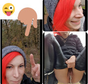 Sunny-Sin - Feuchte Muschi auf dem Rastplatz.