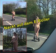 SweetSusiNRW – Nackt auf dem E Roller