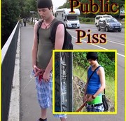 TeenBoy00 - Public Piss Hauptstraße