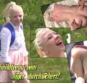 TeenieMiniMaus - Freiwildteeny vom Jäger durchlöchert!