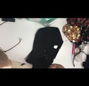 Ts-Amal – ich spritze ab aufs schwarze Maske