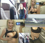 VanessaKiss - AMATEUR PISSEN IM FLUGZEUG!