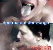 Westmaus - Userwunsch Sperma auf der Zunge