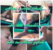 XBlondGirlX - Mein 1.Heel-Grab,....bis zum Anschlag hart ins Maul gefickt!!!!