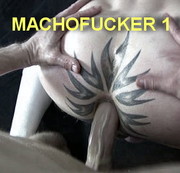 XXL23x6 - 63) MACHOFUCKER 1  - TATTOO-Loch vorbohren