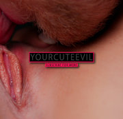 YourCuteEvil - Real multiple orgasm and vaginal contractions close-up clit licking