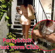 aische-pervers – Partybitch pisst vorm Club