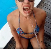 april-bigass - POV TEEN GIRL DRINKING PISS AND DEEP THROAT .... IN PUBLIC POOL FULL VIDEO-april bigass-